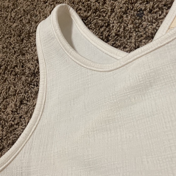 Roxy White Halter Cross Back Cropped Top Size S - Picture 4 of 4